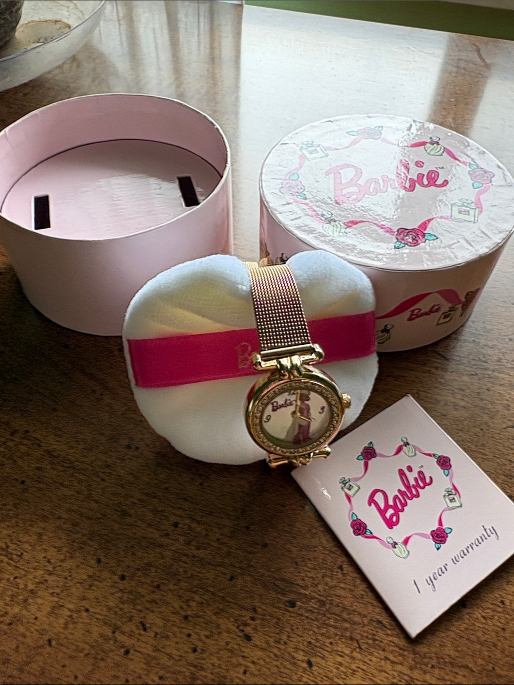 Vintage (1995) Relic Gold Barbie Collectors Watch Original Packaging